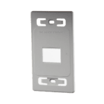 Placa de Pared Modular MAX, de 2 Salidas, Color Blanco MXFPS0202-l