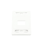 Placa de Pared Modular MAX, de 2 Salidas, Color Blanco, Versión Bulk (Sin Empaque Individual) MXFPS0202B-AD-1-l