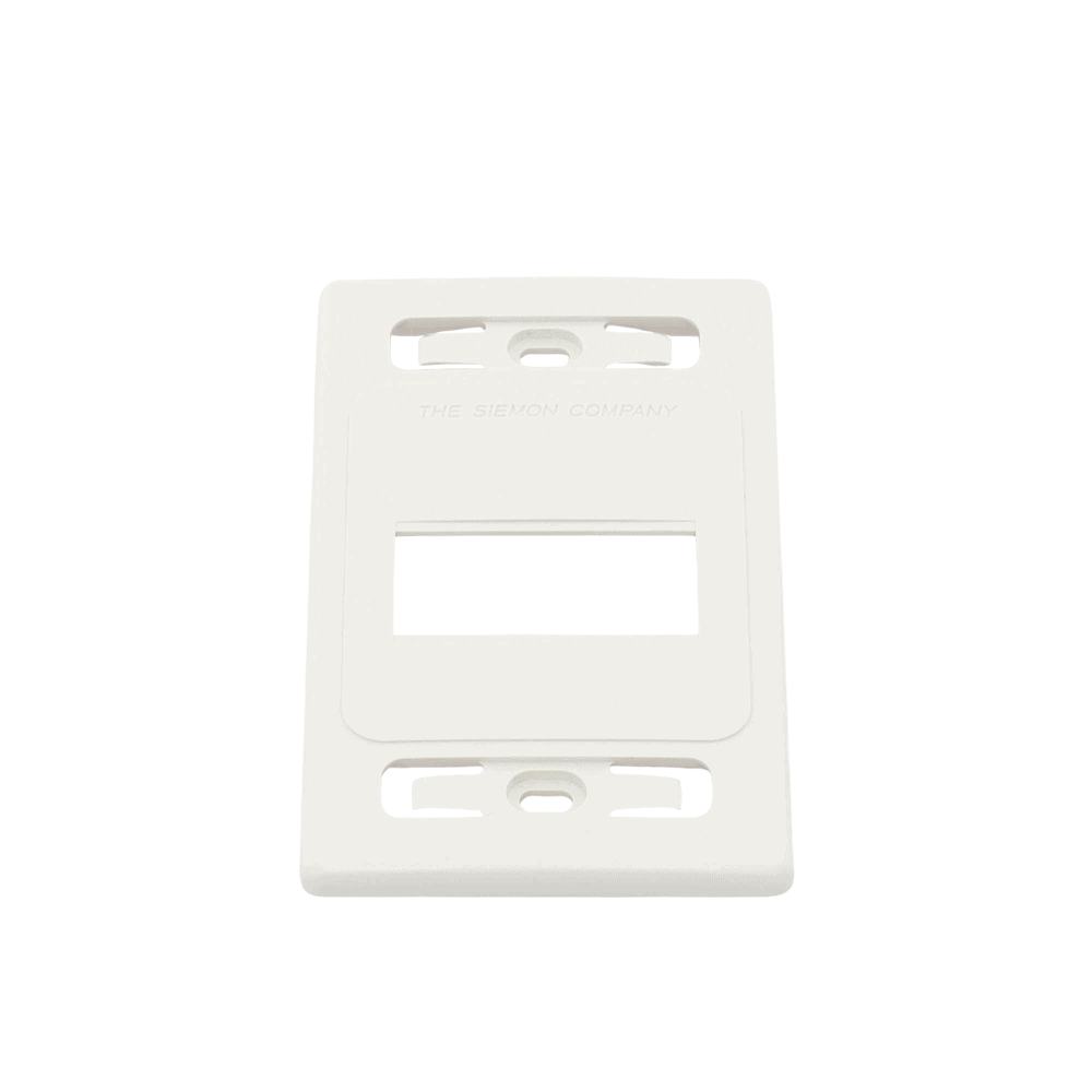 MXFPS0302B-AD-2-l Placa de Pared Modular MAX, de 3 Salidas, Color Blanco, Versión Bulk (Sin Empaque Individual) MX-FP-S-03-02B 3