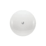 NanoBeam airMAX M5 CPE, hasta 150 Mbps, 5 GHz (5150 - 5875 MHz) con antena integrada de 16 dBi NBEM516-FRENTE-l