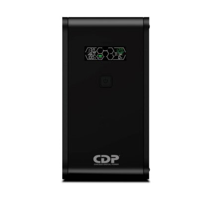No-Break CDP R-SMART1010 1000VA/500W UPS Interactiva AVR 10 Salidas, 560 Joules, Proteccion RJ45, LCD, software 120 Vac