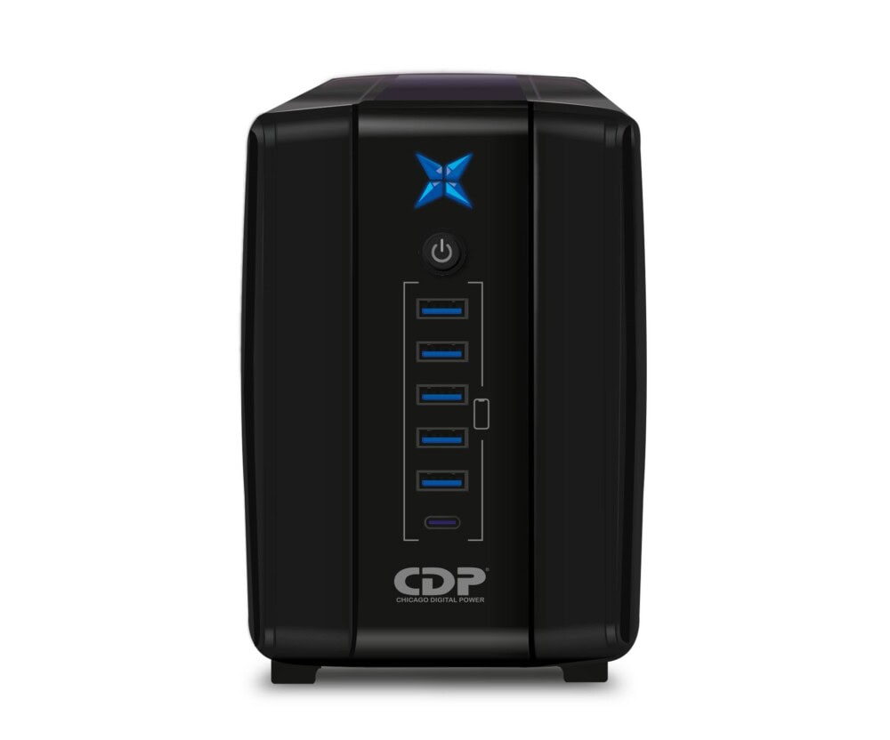 No-Break CDP R-UPR1008 1000VA/500W UPS Interactiva AVR 8 Salidas, 300 Julios, 120 Vac R-UPR1008 1