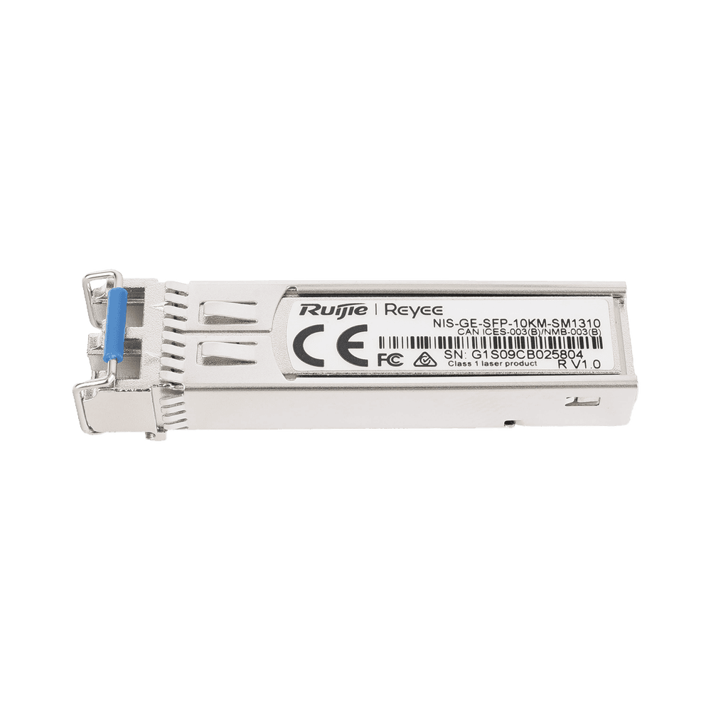 NISGESFP10KMSM1310-l Transceptor Industrial LC Monomodo SFP 1G, hasta 10 Kilómetros, Longitud de Onda 1310 nm, soporta Temperaturas de -40° a 85° C NIS-GE-SFP-10KM-SM1310 1