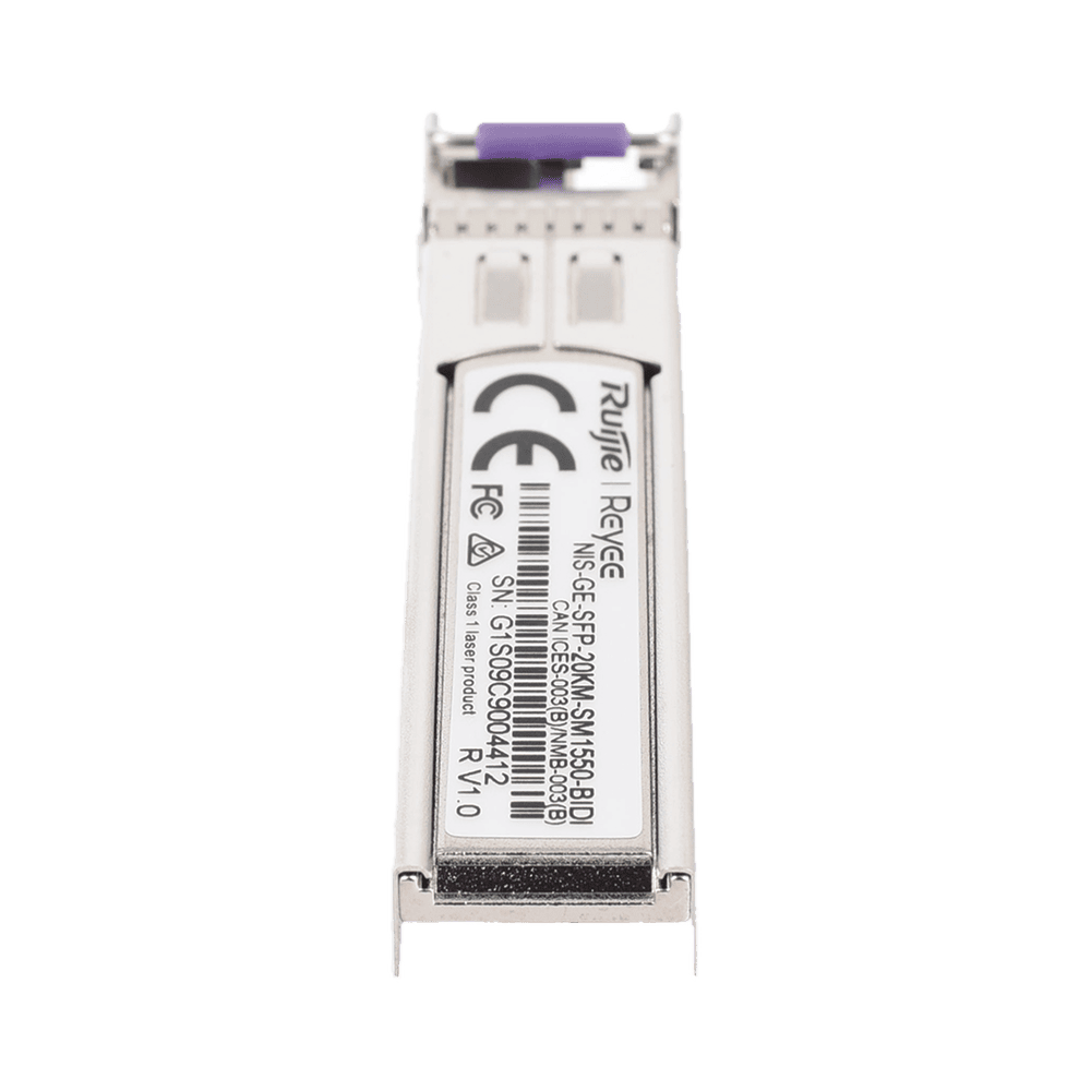 NISGESFP20KMSM1550BIDI-AD-1-l Transceptor Industrial BIDI Monomodo SFP 1G (Lado B), hasta 20 Kilómetros, TX 1550 / RX 1310, soporta Temperaturas de -40° a 85° C NIS-GE-SFP-20KM-SM1550-BIDI 2