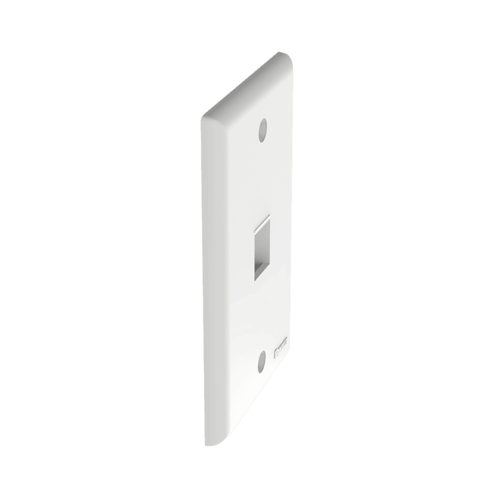NK1FNWH-AD-2-l Placa de Pared Vertical, Salida Para 1 Puerto Keystone, Color Blanco NK1FNWH 3