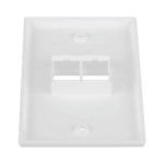 Placa de Pared Vertical, Salida Para 2 Puertos Keystone, Color Blanco NK2FNWH-AD-3-l
