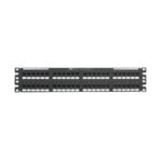 Panel de Parcheo de Impacto 110, Plano, Categoría 5e, de 48 Puertos, 2UR NK5EPPG48Y-1