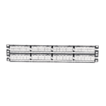 Panel de Parcheo de Impacto 110, Plano, Categoría 5e, de 48 Puertos, 2UR NK5EPPG48Y-AD-1-l