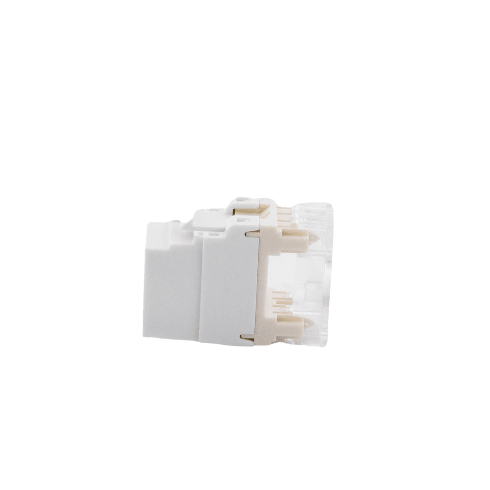 NK688MWH-AD-2-l Conector Jack Estilo 110 (de Impacto), Tipo Keystone, Categoría 6, de 8 Posiciones y 8 Cables, Color Blanco NK688MWH 3