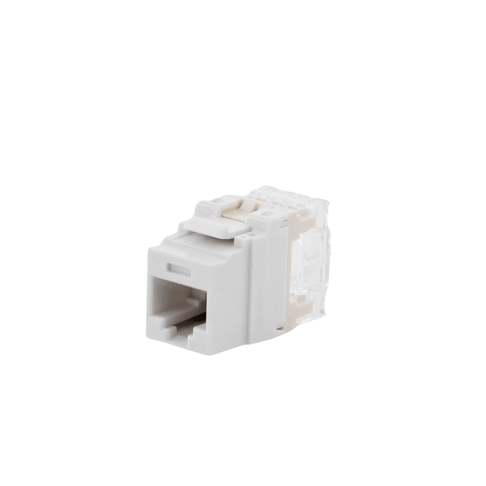 NK688MWH-AD-3-l Conector Jack Estilo 110 (de Impacto), Tipo Keystone, Categoría 6, de 8 Posiciones y 8 Cables, Color Blanco NK688MWH 4