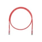 Cable de Parcheo UTP Categoría 6, con Plug Modular en Cada Extremo - 1 Metro (3.28 Pies) - Rojo NK6PC3RDY