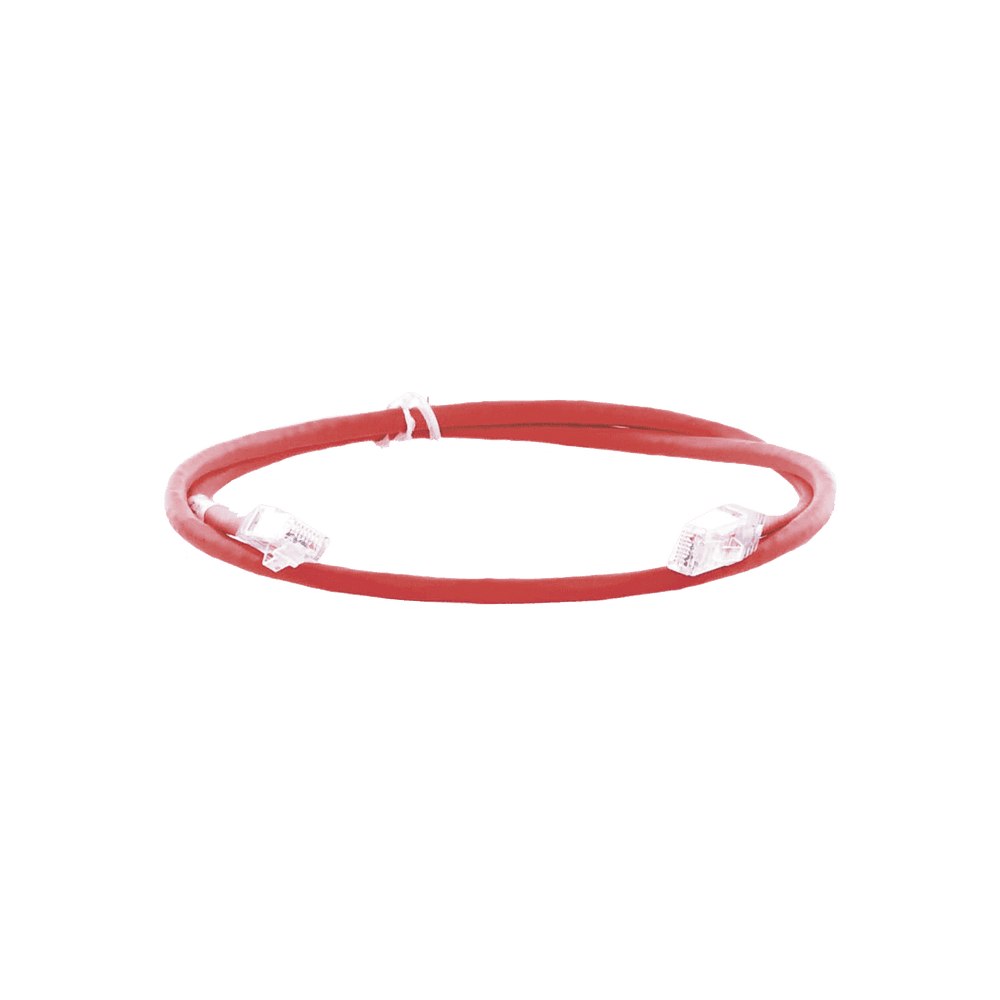 NK6PC3RDY-AD-1-l Cable de Parcheo UTP Categoría 6, con Plug Modular en Cada Extremo - 1 Metro (3.28 Pies) - Rojo NK6PC3RDY 2