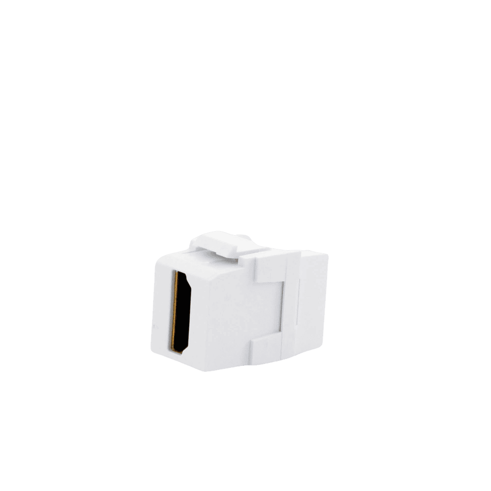 NKHDMIWH-AD-1-l Módulo Acoplador HDMI 2.0, Hembra a Hembra Tipo-A, Categoría 2, Keystone, Color Blanco NKHDMIWH 2