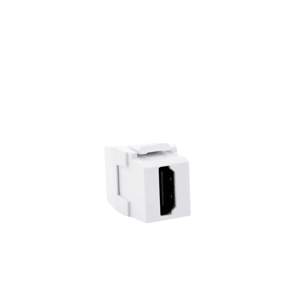 NKHDMIWH-AD-2-l Módulo Acoplador HDMI 2.0, Hembra a Hembra Tipo-A, Categoría 2, Keystone, Color Blanco NKHDMIWH 3