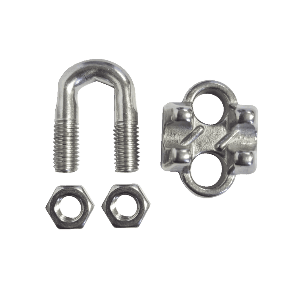 NUDO14FJSS-AD-1-l Nudo/ Perro/ Abrazadera Acero Forjado para Cable de 1/4", Acero Inoxidable. NUDO-14-FJSS 2
