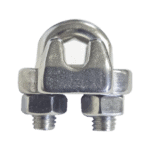 Nudo/ Perro/ Abrazadera Acero Forjado para Cable de 3/16", Acero Inoxidable. NUDO316FJSS-l
