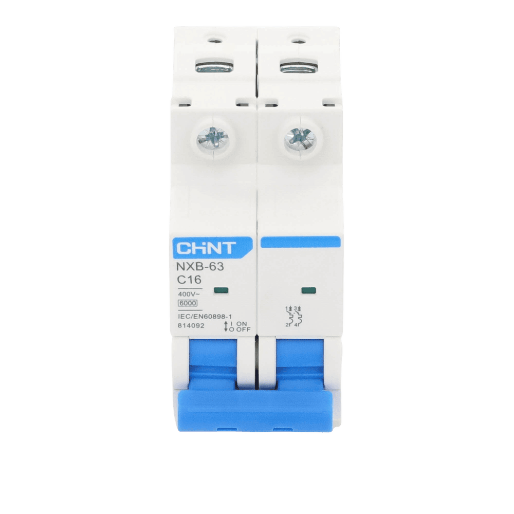 NXB632PC16-AD-2-l Pastilla para Riel Din, 2 Polos, 16 Amp, Vca:110/415v, 6kA, Catálogo: NXB632PC16, Serie: NXB-63. NXB632PC16 3