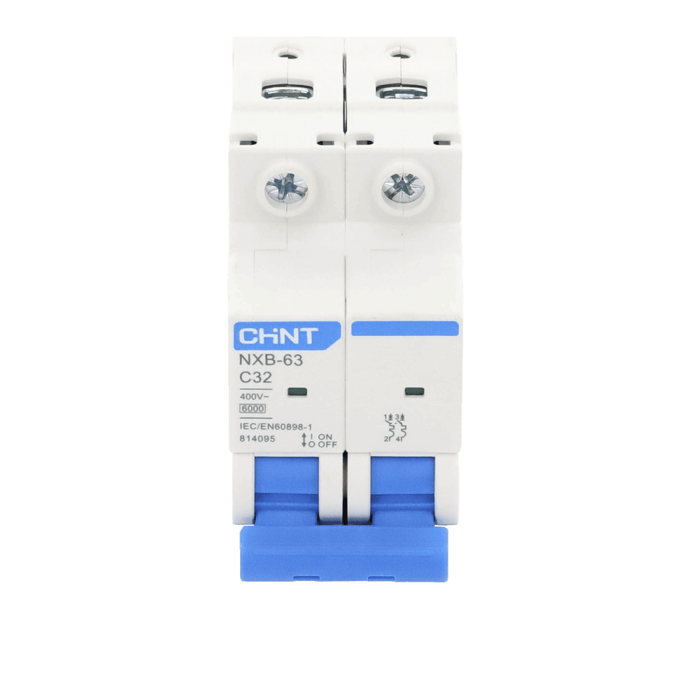 NXB632PC32-AD-1-l Pastilla para Riel Din, 2 Polos, 32 Amp, Vca:110/415v, 6kA, Catálogo: NXB632PC32, Serie: NXB-63. NXB632PC32 2