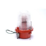 Lámpara de Obstrucción Roja/ Luz Fija Tipo L-810, LED de baja intensidad/ 120 - 240 Vca/ Luz Infraroja OL1VLED2IR-FRENTE-l