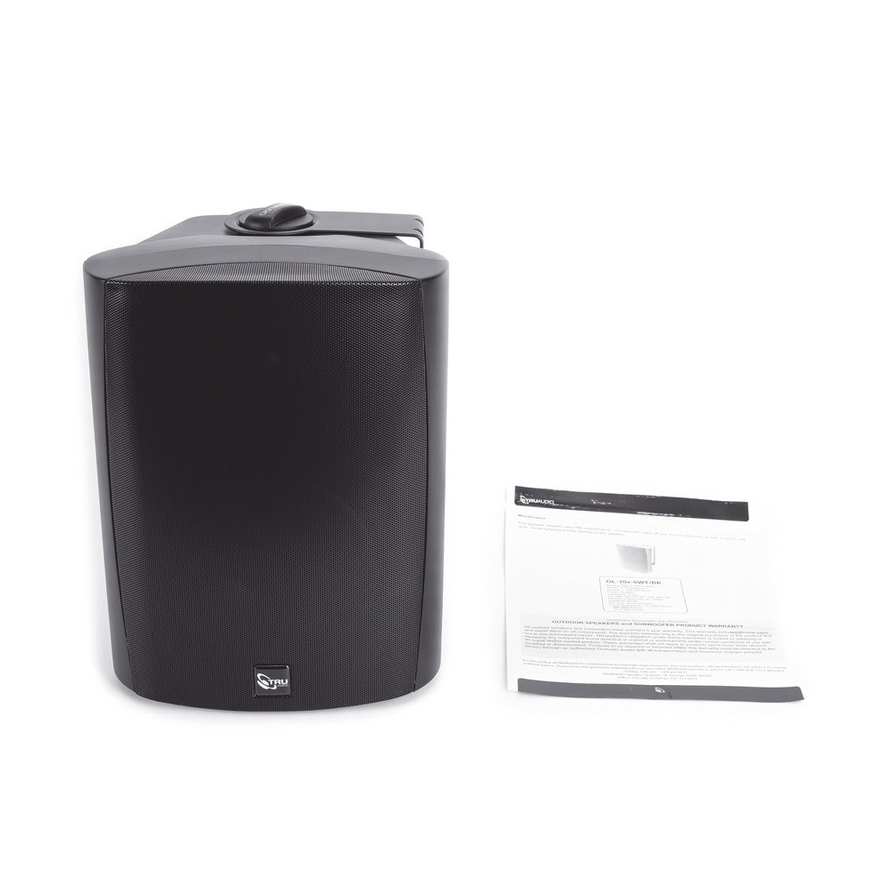 OL70V6BK-AD-2-l Altavoz de 2 vías | exteriores | 70V / 100V | woofer de 6.5 in | negro OL-70V-6BK 6