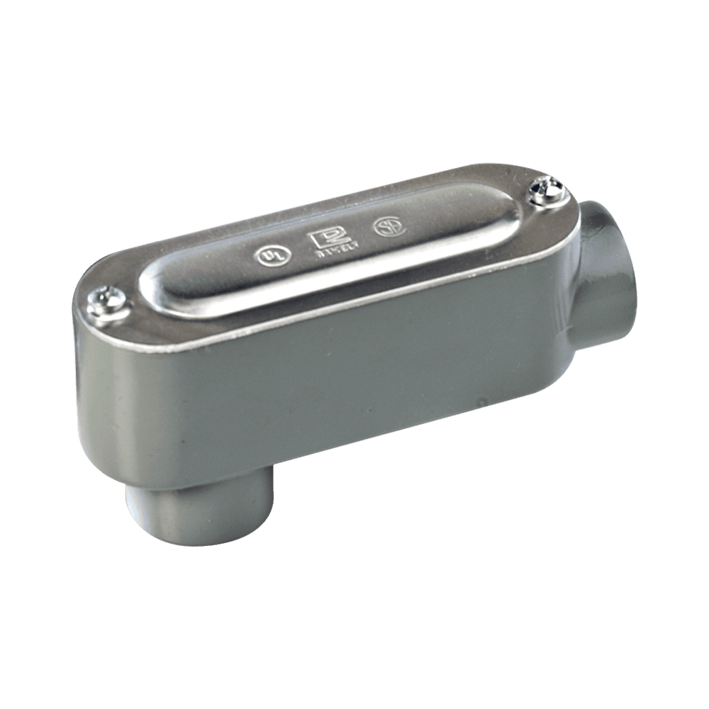 OLB2986C-l Caja Condulet tipo LB de 1/2" (12.7 mm) Incluye tapa y tornillos. OLB-2986C 1