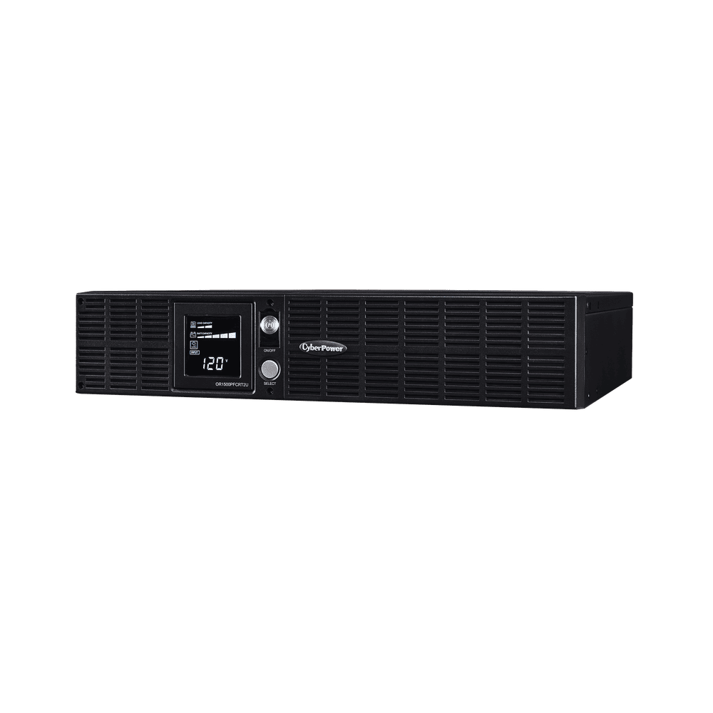 OR1500PFCRT2U-AD-1-l UPS de 1500 VA/1050 W, Topología Línea Interactiva, Entrada 120 Vca NEMA 5-15P, Onda Senoidal Pura, Torre o Rack 2 UR, Con 8 Tomas NEMA 5-15R OR1500PFCRT2U 2