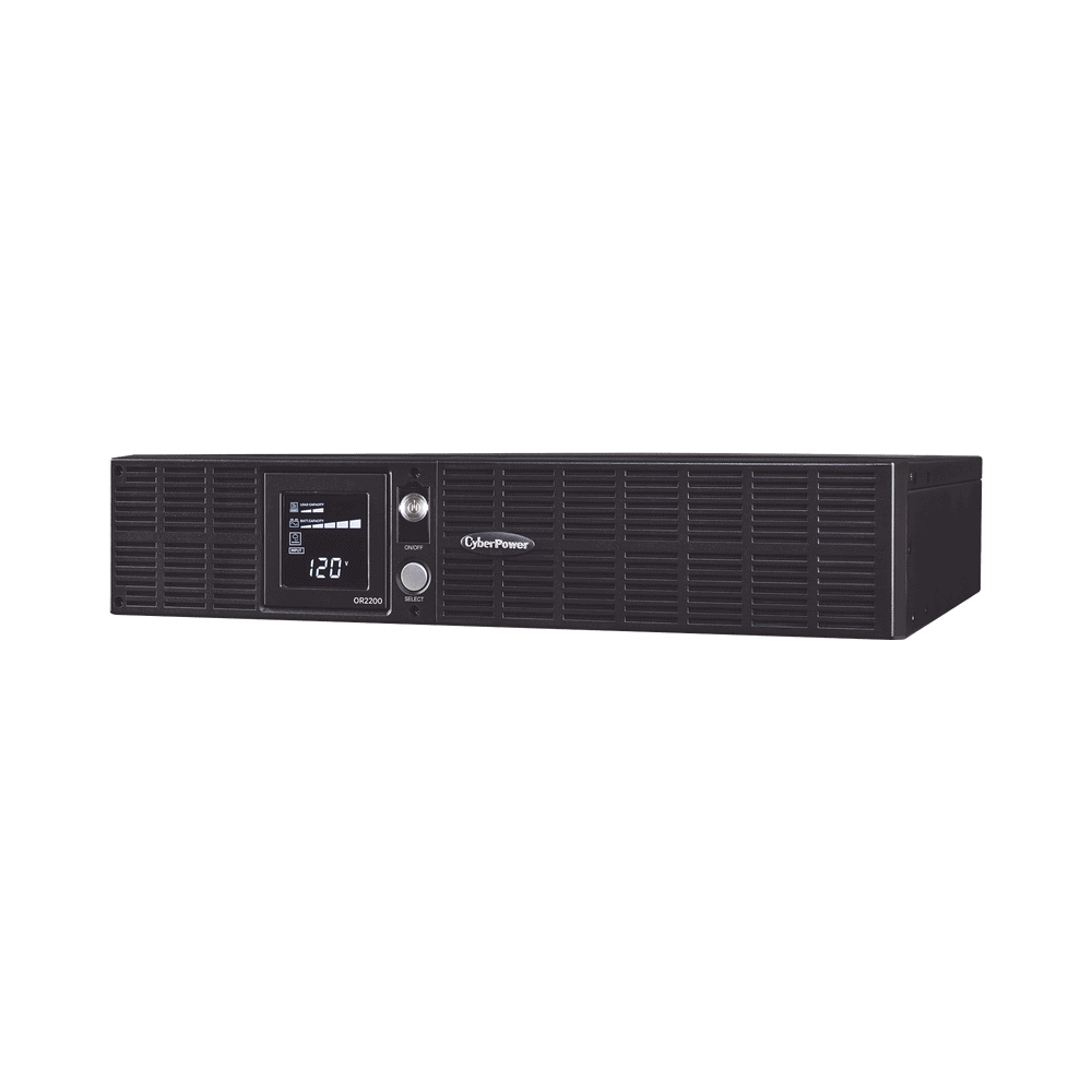OR2200LCDRT2U-AD-3-l UPS de 2000 VA/1320 W, Topología Línea Interactiva, Entrada 120 Vca NEMA 5-20P, Torre o Rack 2 UR, Con 8 Tomas NEMA 5-20R OR2200LCDRT2U 4