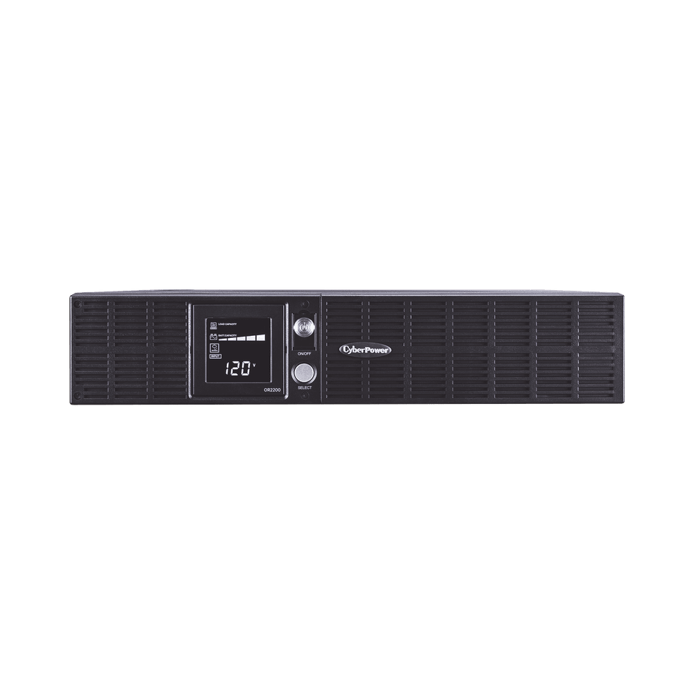 OR2200LCDRT2U-l UPS de 2000 VA/1320 W, Topología Línea Interactiva, Entrada 120 Vca NEMA 5-20P, Torre o Rack 2 UR, Con 8 Tomas NEMA 5-20R OR2200LCDRT2U 1