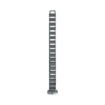Organizador de Cables Vertical Articulado, Ideal para Llevar los Cables del Piso a Mesa o a la Cubierta del Escritorio de Manera Segura ORGVERT-l