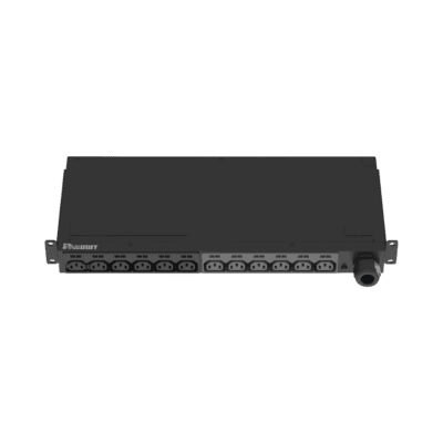 PDU Básico para Distribución de Energía, Enchufe de Entrada NEMA L6-30P, Con 12 Contactos C13, Instalación Horizontal de 19in, 1UR, 30 Amp, 208 Vca