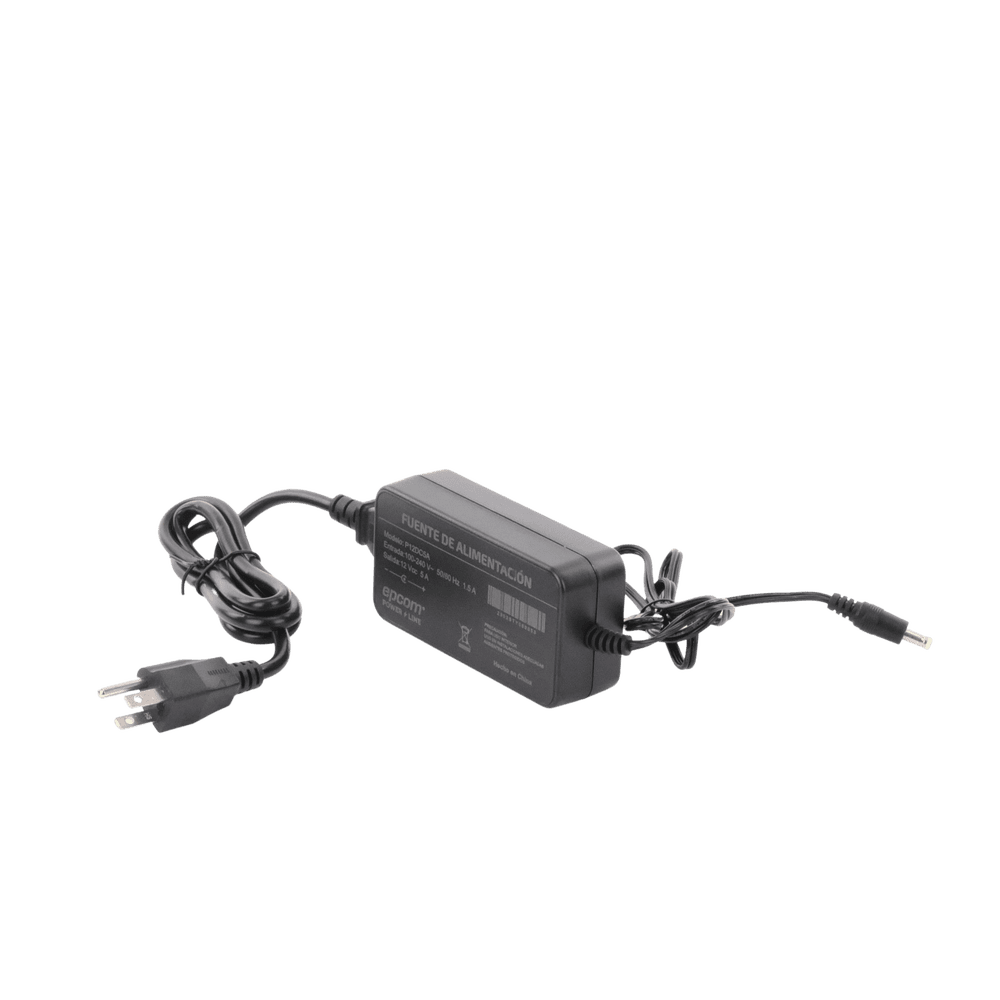 P12DC5A-l Fuente de poder con Cables de Extensión para Mayor Alcance 12 Vcc / 5 Amperes / Profesional / 0.5 metros a la toma de alimentación / 0.5 metros a la conexión del dispositivo P12DC5A 1