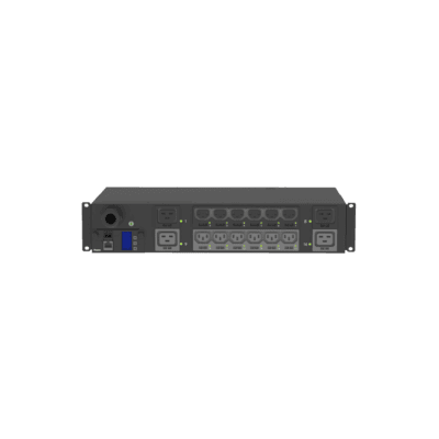 PDU Monitoreable y Switchable (MS) para Distribución de Energía, Enchufe de Entrada NEMA L6-30P, Con 12 Salidas C13 y 4 Salidas C19, Horizontal 19in, 208 Vca, 30 Amp, 2UR