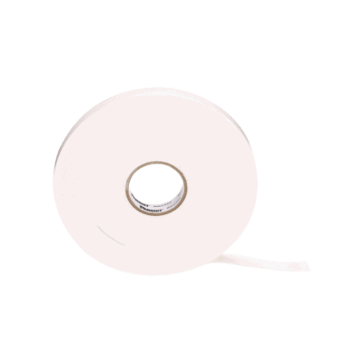 Cinta Doble Cara, con Adhesivo Acrílico, 12.7mm de Ancho, Rollo de 6.4m, Color Blanco