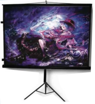 Pantalla de Proyección Multimedia Screens MST-178, 100 pulgadas, Tripié, Color blanco