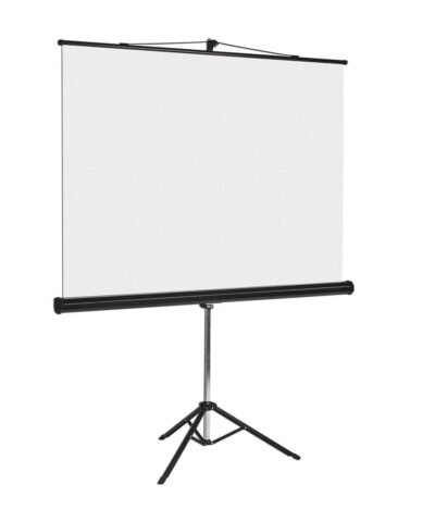 Pantalla de Proyección Portátil de Tripié MULTIMEDIA SCREEN MST-180, 1.80x1.80m. / 100 pulgadas diagonales.