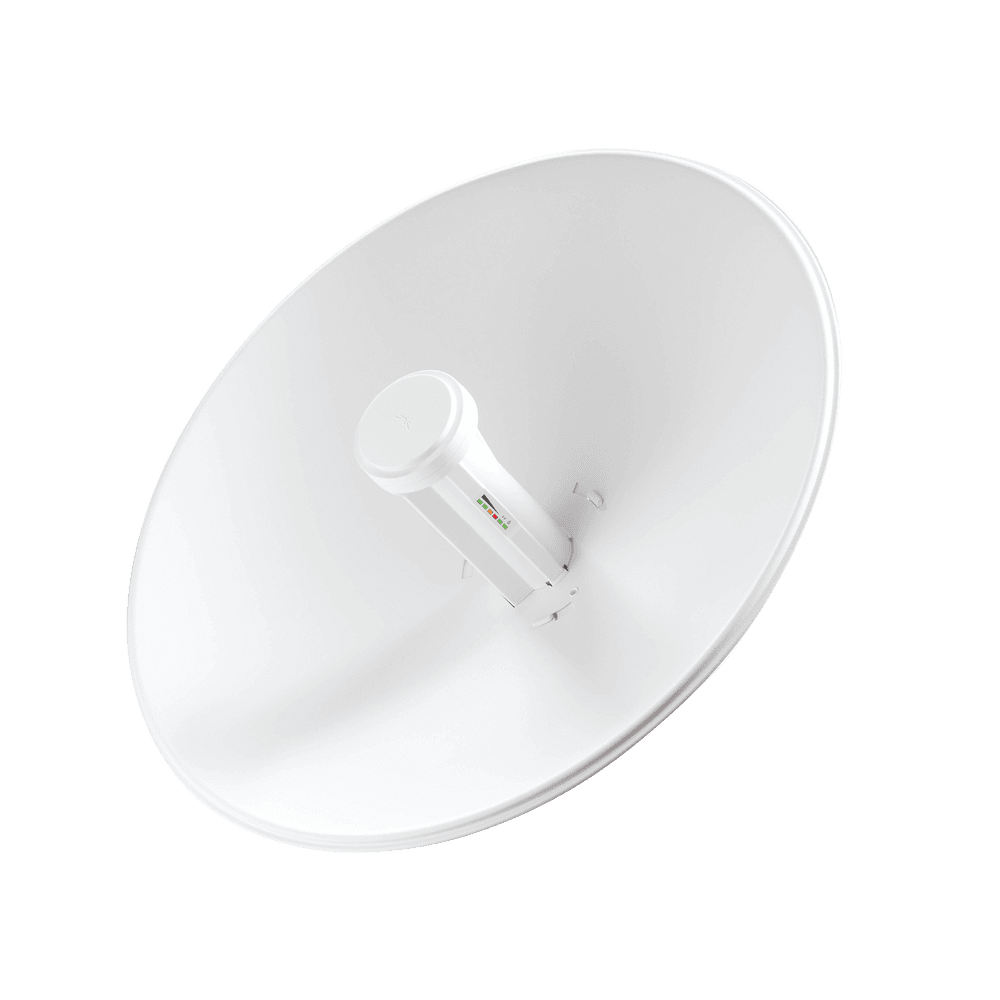 PBEM2400-l PowerBeam airMAX M2, hasta 150 Mbps, frecuencia 2 GHz (2405 - 2475 MHz) con antena tipo plato de 18 dBi PBE-M2-400 1