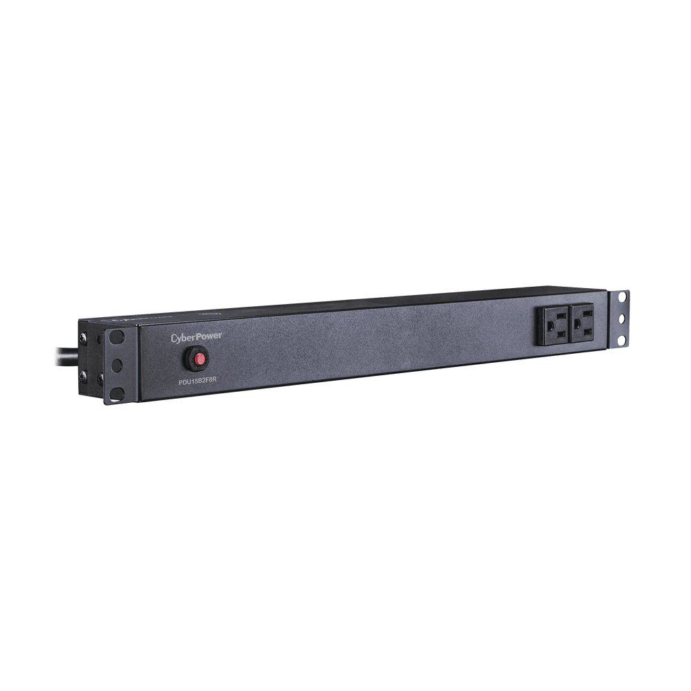 PDU15B2F8R-AD-1-l PDU Básico Para Distribución de Energía, Con 8 Tomas NEMA 5-15R Traseras y 2 Tomas 5-15R Frontales, 1UR, 15 Amp, 120 Vca PDU15B2F8R 2