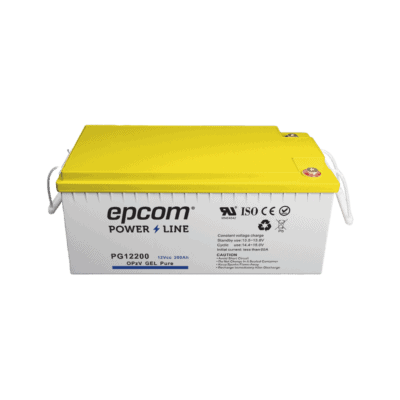 Batería de GEL PURO OPzV / 12 V @ 200 Ah / Ciclo profundo / Uso en Aplicaciones Fotovoltaicas y de Respald