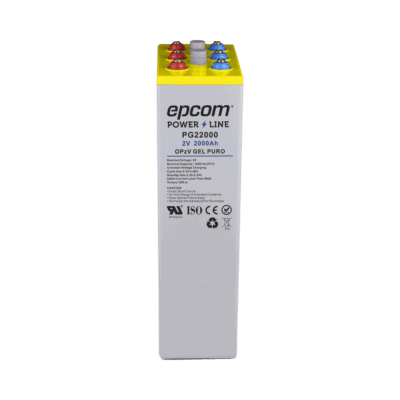 Batería de GEL PURO OPzV / 2 V @ 2,000 Ah / Ciclo profundo /Uso en Aplicaciones Fotovoltaicas y de Respald