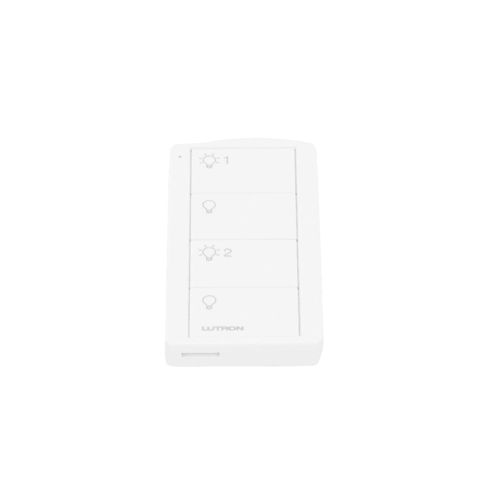 PJ24BWHL21P-AD-1-l Control remoto PICO 4 botones 2 grupos de encender/apagar. Complemente con un switch on/off o atenuador, Caseta, RA2, RadioRa2 PJ24BWHL21P 2