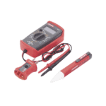 KIT Básico 3 en 1 con Multímetro Digital + Detector de Tensión sin Contacto + Comprobador de Fase GFCI PK110-l-1