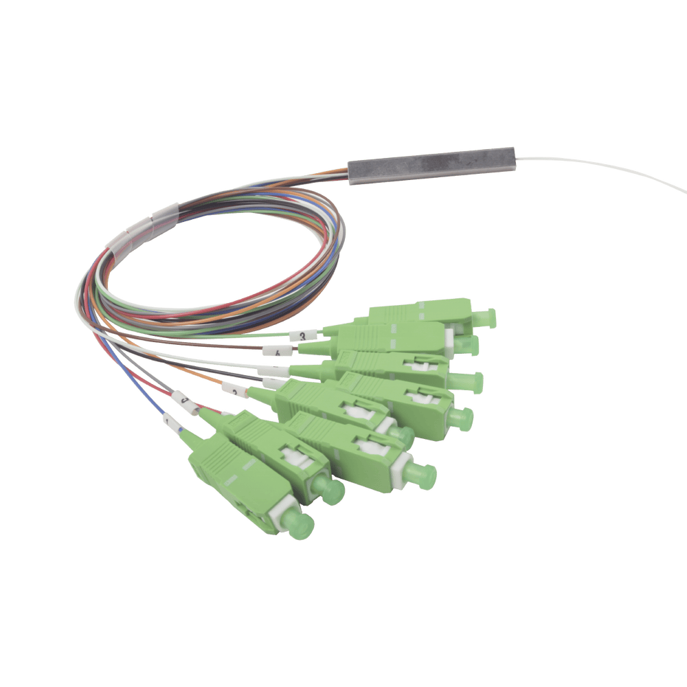 PLC108SCAPC-AD-2-l Splitter (Divisor Óptico) tipo PLC, de 1x8, conectores SC/APC de salida PLC-108-SCAPC 3