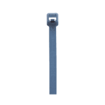 Cincho Pan-Ty™ 203mm Largo x 3.4mm ancho, Intermedio de Nylon 6.6 y Metal Detectable, Color Azul. 100 Piezas. PLT2IC96A-LAT-IZQ-l
