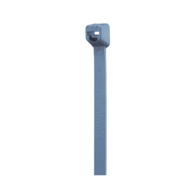 Cincho Pan-Ty™ 203mm Largo x 3.4mm ancho,  Intermedio de Nylon 6.6 y Metal Detectable, Color Azul. 100 Piezas.