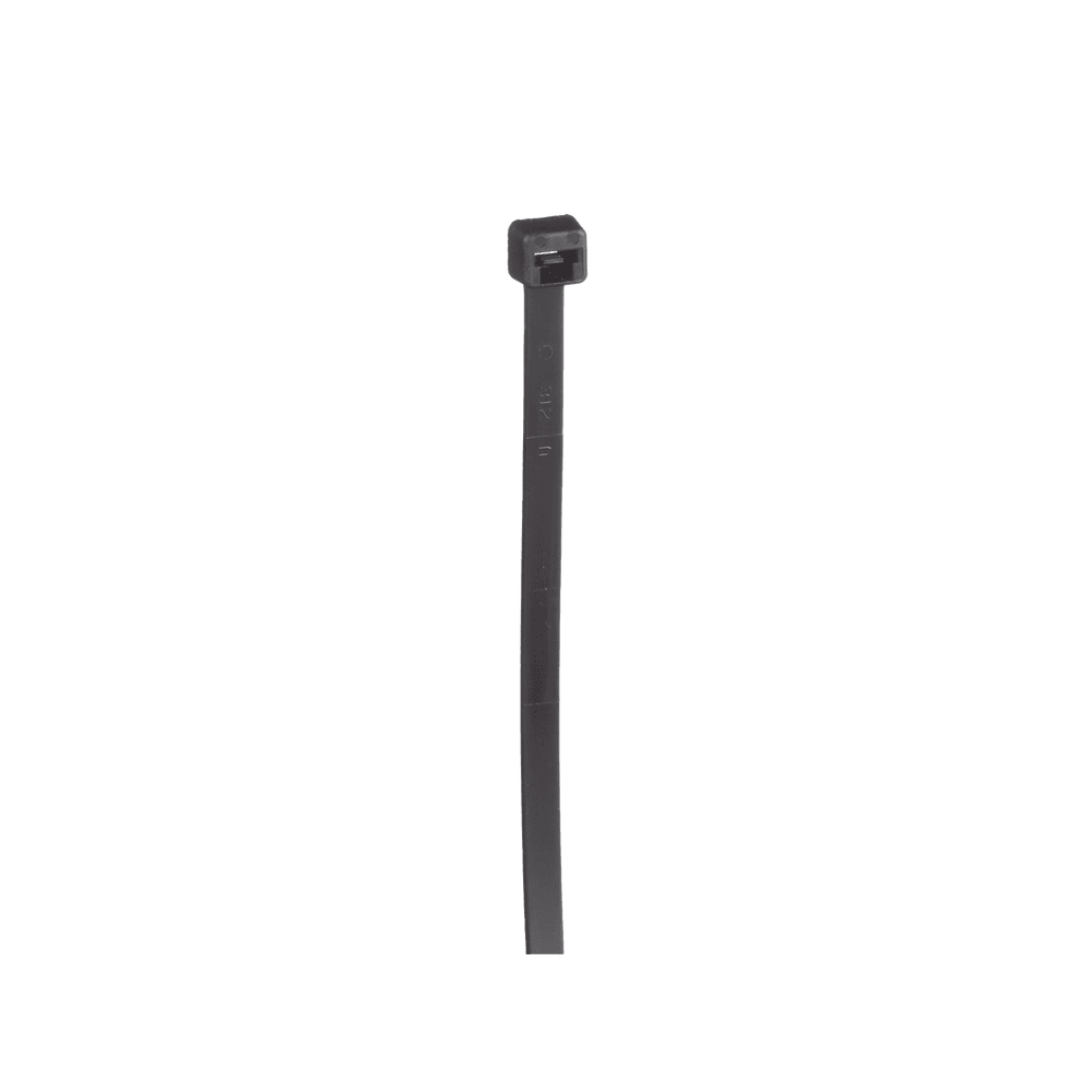 PLT3SM0-LAT-IZQ-l Cincho de Nylon 6.6, Color Negro, 292mm largo x 4.8mm ancho, Sección Transversal Estándar, Paquete de 1000 Piezas PLT3S-M0 3