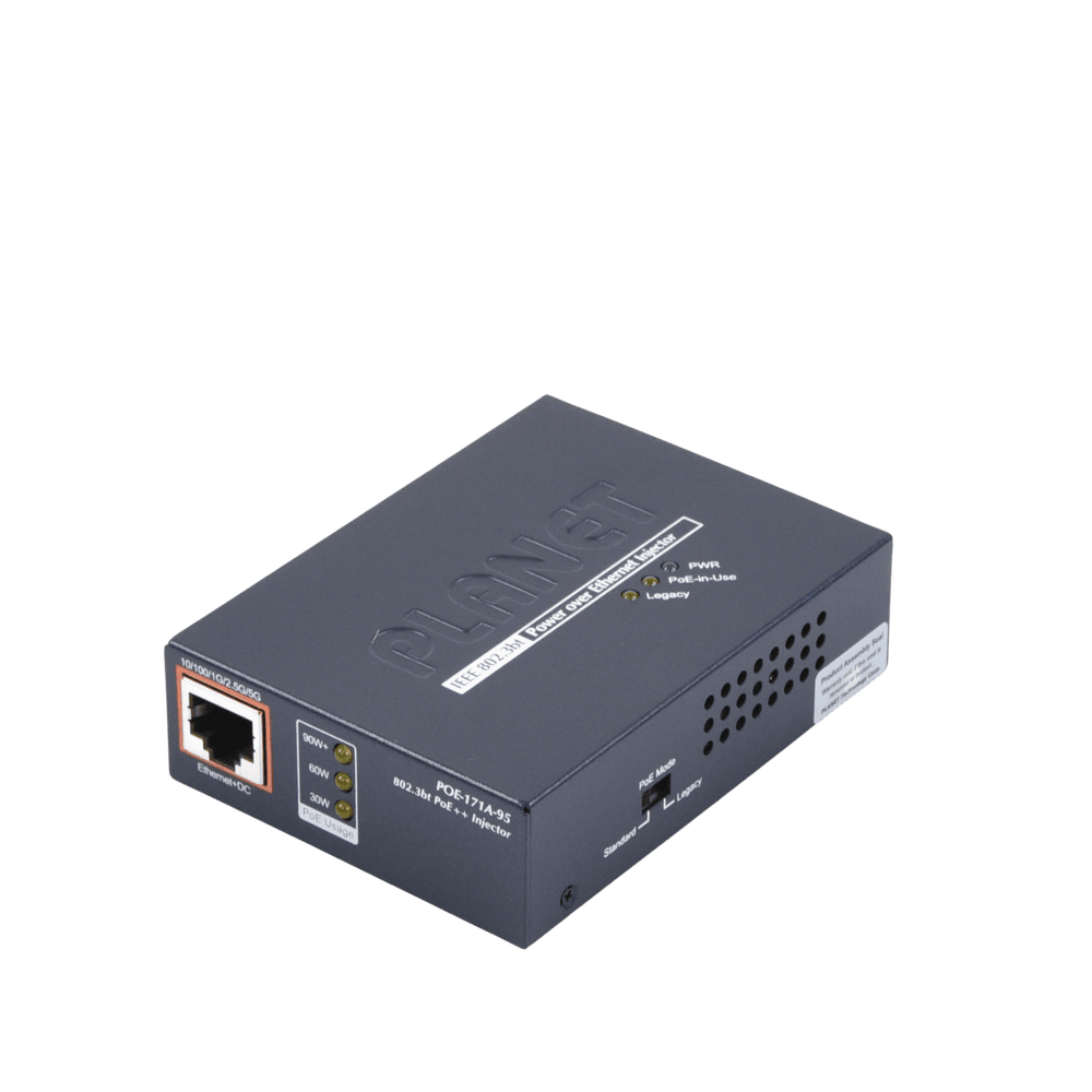 POE171A95-AD-1-l Inyector PoE 802.3af/at/bt , Hasta 95 Watts, Puerto Gigabit con Fuente Externa POE-171A-95 2