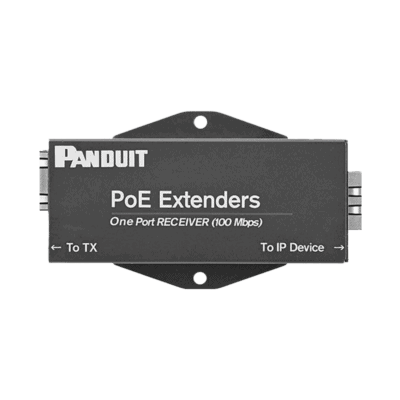 Receptor PoE/PoE+ Para Uso con Transmisor POEXTX1, Hasta 610 Metros (2000 ft) con Cable Cat5e o Cat6, 10/100Mbps