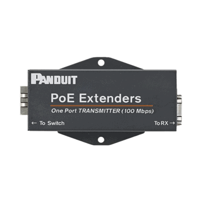 Transmisor PoE/PoE+ Para Uso con Receptor POEXRX1, Hasta 610 Metros (2000 ft) con Cable Cat5e o Cat6, 10/100Mbps