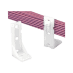Sujetador-Separador Pan-Post de Nylon 6.6, Para Fijación de Mazos de Cables con Cinchos, Uso Interior, Color Natural, 1 Pieza PP2SS10X-l