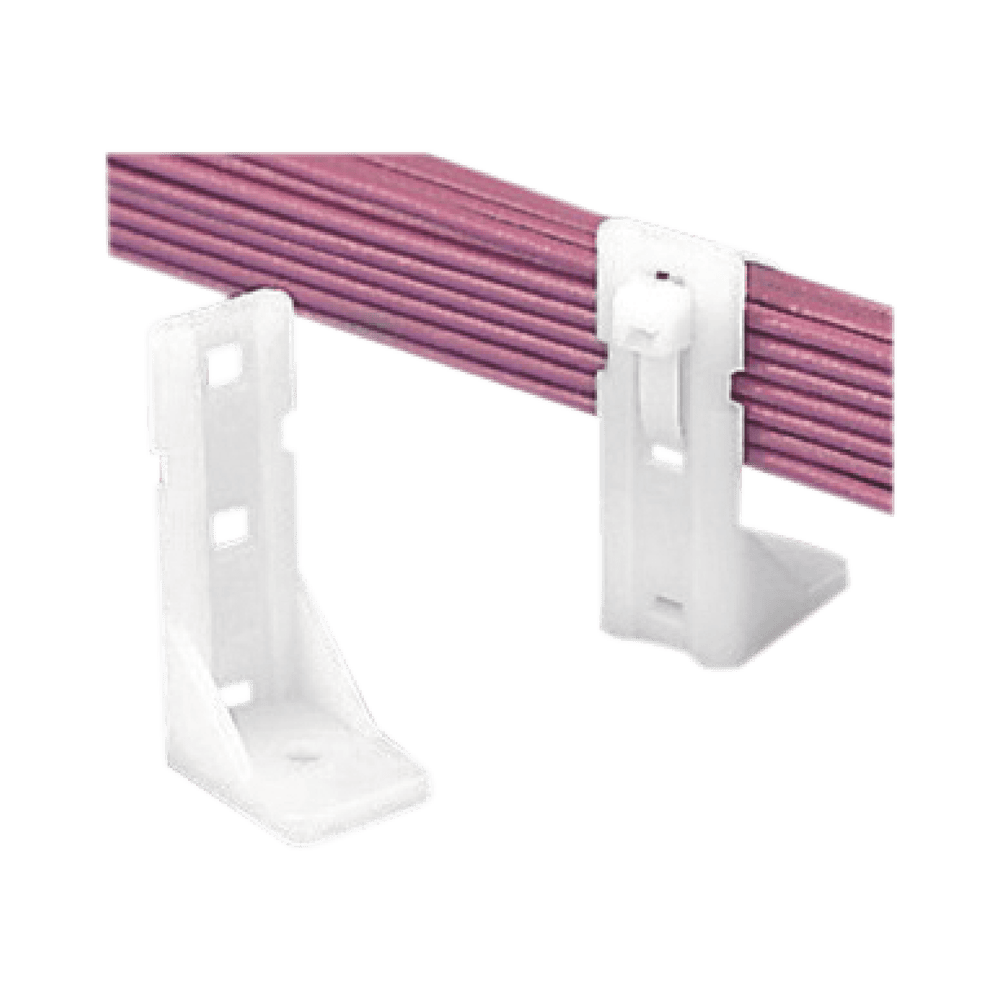 PP2SS10X-l Sujetador-Separador Pan-Post de Nylon 6.6, Para Fijación de Mazos de Cables con Cinchos, Uso Interior, Color Natural, 1 Pieza PP2S-S10-X 1